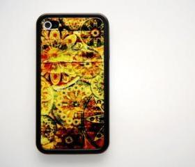 Vintage grunge style iPhone 4 and iPhone 4S Rubber Case