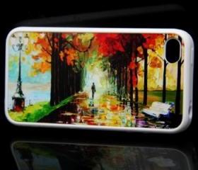 Landscape Painting Style iPhone 4 and iPhone 4S Rubber Case