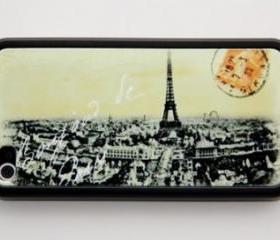 Vintage Paris iPhone 4 and iPhone 4S Rubber Case