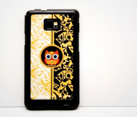 Vintage OWL Galaxy S2 i9100 Hard Cover Case