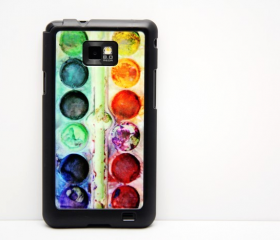 Artist Palette Set Galaxy S2 i9100 Hard Cover Case
