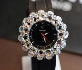 Bling crystal watch, fashion wome watches, bling rhinestone watch