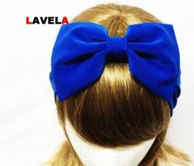 Blue Bigbow-headband