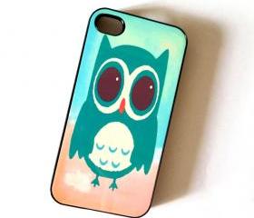 Sale Owl iPhone 4/4S Accessory Case Mint Owl Plastic Case