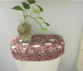 Crochet Toilet Seat Cover or Crochet Toilet Tank Lid Cover - Merrier Multi (TSC4 or TTL2) 