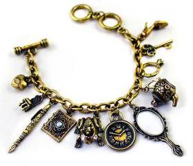 Vintage Gold Royal Charms Bracelet
