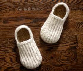 Crochet Pattern for Mens House Shoes the Lazy Day Loafers Crochet Pattern 105 - Includes U.S. big boys sizes 3-7 and mens sizes 8-13