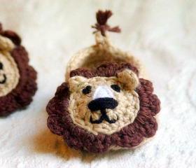  Baby Boy Lion House Slipper Crochet Pattern - PDF File Pattern number 103