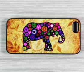 Vintage Elephant iPhone 5 Case,Rubber Case or Hard Plastic Case
