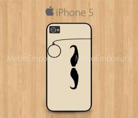 iPhone 5 Case Mustache Black