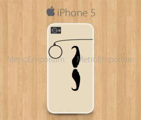 iPhone 5 Case Mustache White