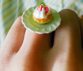 Handmade Cupcake Ring
