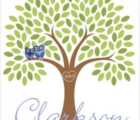 18x24 Wedding Signature Tree 120 signatures -wedding guest book alternative tree poster