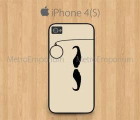 iPhone 4 iPhone 4S Case Mustache Black