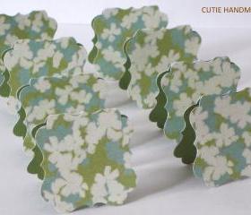 8 Mini Handmade Blank Note Cards