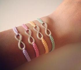 Infinity Charm Friendship Bracelet (One)