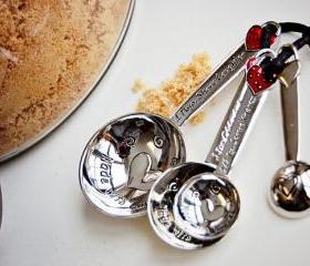 Measured In Love - measuring spoon set - Ready to SHIP