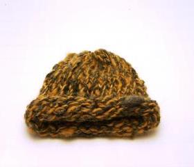 Nature Child Deep Tan, Grey Beanie Hat