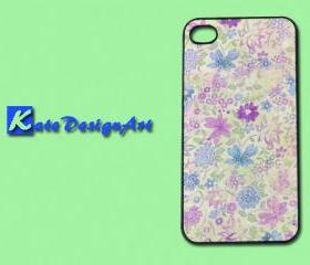iphone case, iphone 4s case, iphone 4 case - colorful beautiful flowers