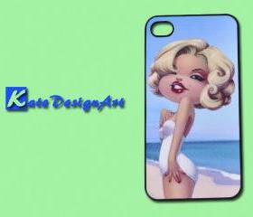iphone case, iphone 4 case, iphone 4s case - Marilyn Monroe iphone 4s case/iphone 4 case