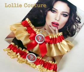 SF 49ers - Wedding Garter Set