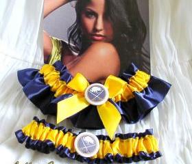 Buffalo Sabres Garter - Wedding Garter Set