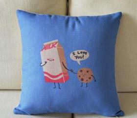 Biscuit Love Print Decorative Pillow