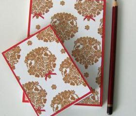 Partridges in Pear Trees - Christmas Notebook Set