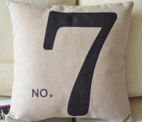  Lucky 7 Decorative Pillow
