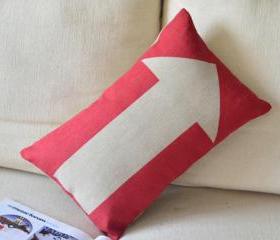 Arrow Print Decorative Pillow
