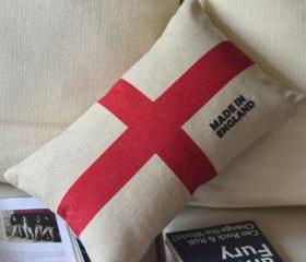 England Print Decorative Pillow 