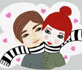 a4 high quality print " true love"