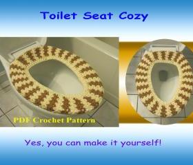 Crochet Pattern - Toilet Seat Cozy (34VC2012)