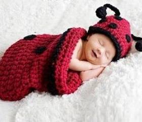 Cute Beetle Baby Sleeping Bag
