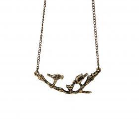 Birds with Pearl Necklace
