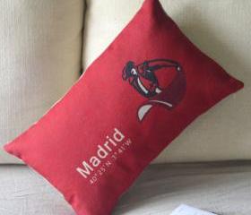 Madrid Print Decorative Pillow