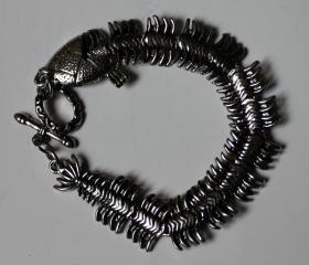 Fishbone bracelet Antique Metal Bracelet
