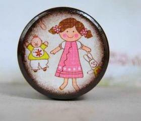 Paper Doll Powder Box