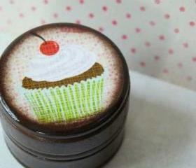 Happy Birthday - Cupcake Powder Box