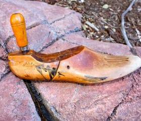 Vintage Wooden Shoe Last