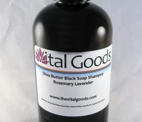 Dreadlock shampoo rosemary & lavender Shea Butter Black Soap Shampoo 12oz