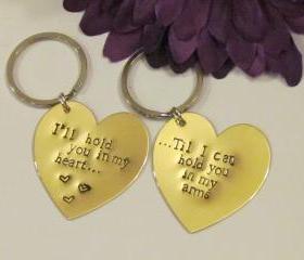 LOVE HEART KEYCHAINS
