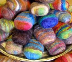 Felted Soap Unique Gift 5 Bars
