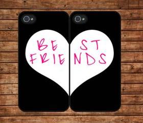 BEST FRIENDS--iphone 4 case,iphone 4s case,iphone 4 cover,in plastic or silicone case