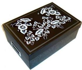 Black Memory/ Photo/ Keepsake Box