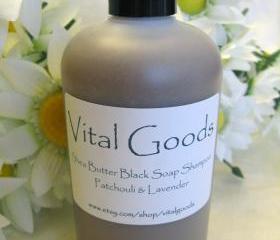 Dreadlock shampoo Patchouli Lavender shea butter black soap shampoo 12oz