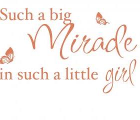 Big Miracle Vinyl Decal UK Seller