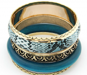 Mix restore ancient ways leopard grain serpentine multilayer bracele