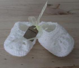 Unisex baby booties