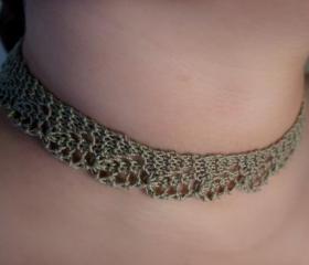 Dainty Fern Lace Necklace